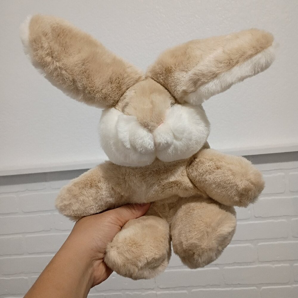 Vintage 1982 Gund Floppy Ear Easter Bunny Rabbit Stuffed Animal Plush 11”